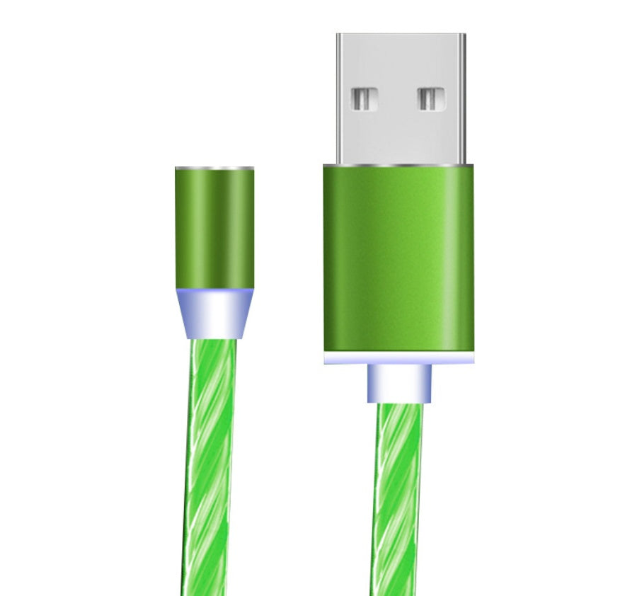 Magnetic Flowing Light Data Cable – iPhone & Android