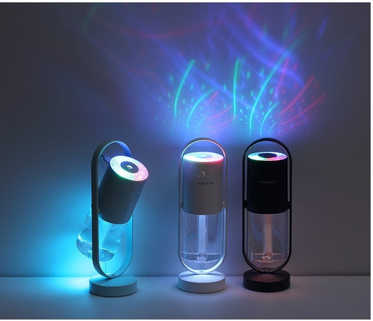Magic Shadow USB Air Humidifier – Ultrasonic Mist with Night Light & Mini Purifier