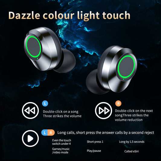 YD03 Bluetooth Earbuds | Large Screen Display & Breathing Light
