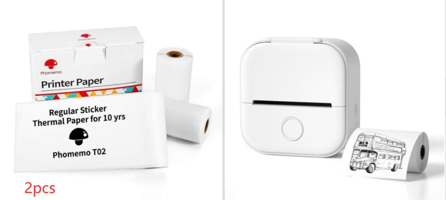 Mini Bluetooth Thermal Printer – Labels, Photos & Notes Anywhere