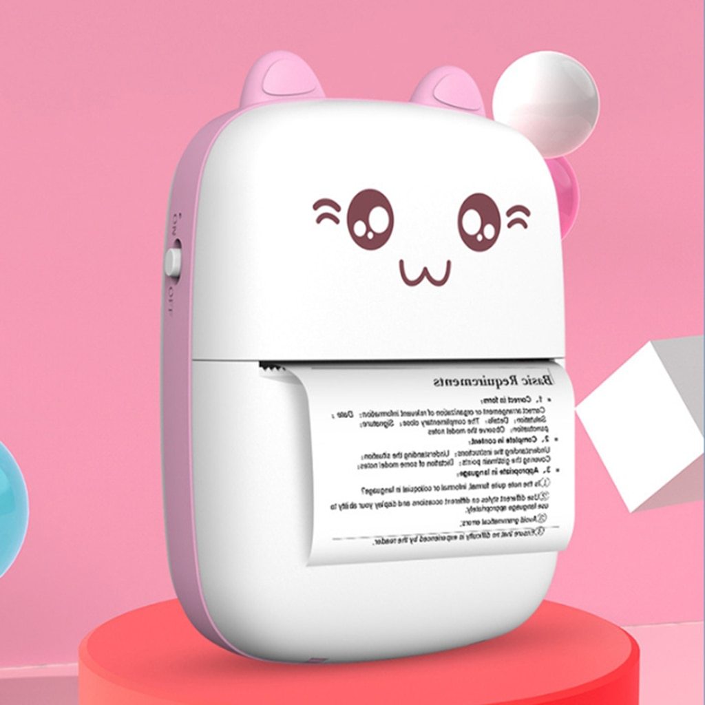 Mini Pocket Printer – Portable Bluetooth & WiFi Photo & Label Printing