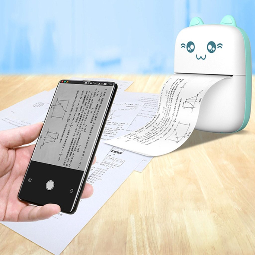 Mini Pocket Printer – Portable Bluetooth & WiFi Photo & Label Printing