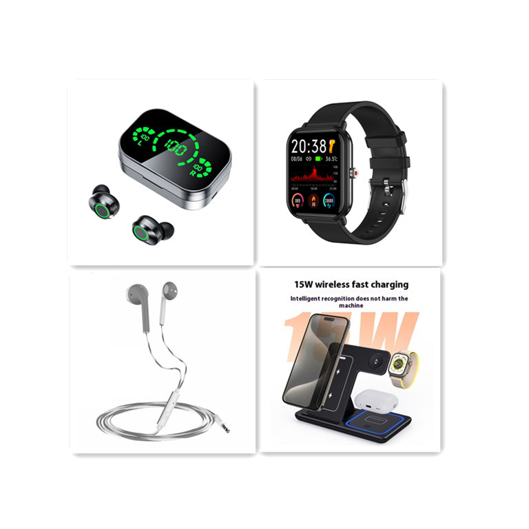 YD03 Bluetooth Earbuds | Large Screen Display & Breathing Light