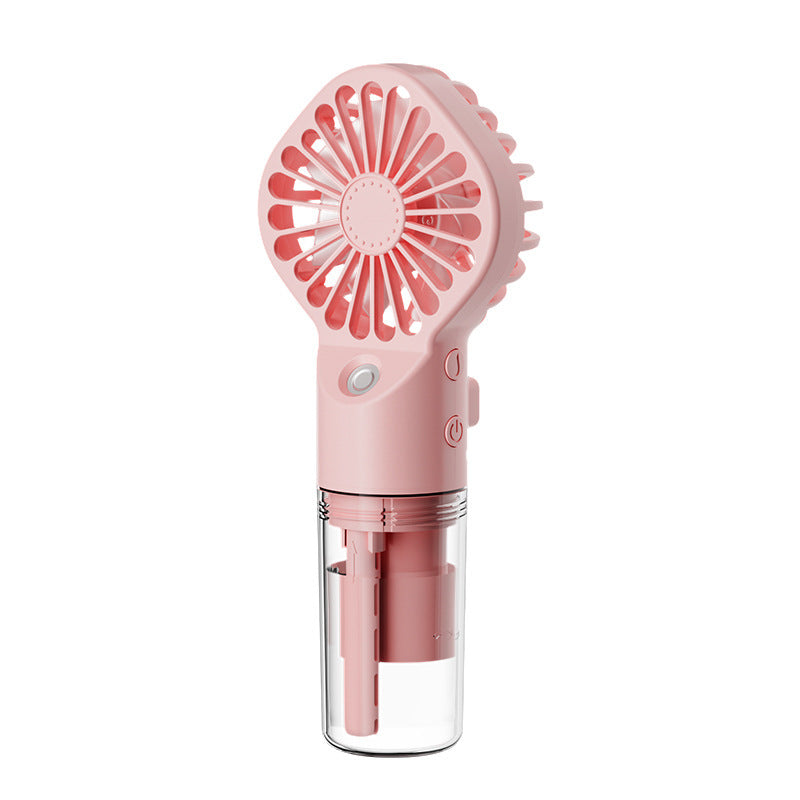 Mini Cooling Fan with Humidification & USB Rechargeable