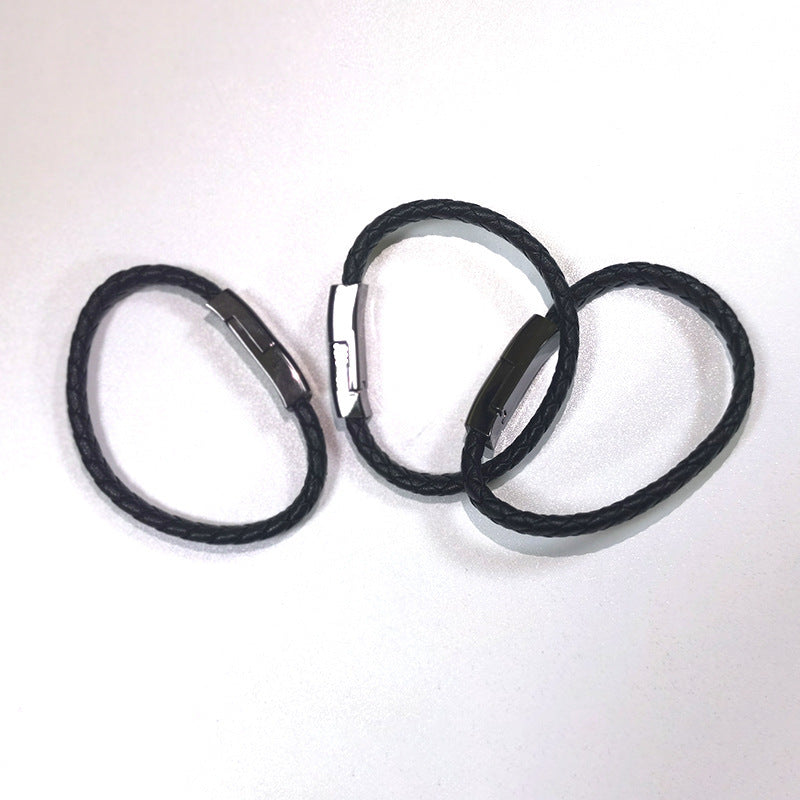 Portable Bracelet Charging & Data Cable for iPhone & Phones