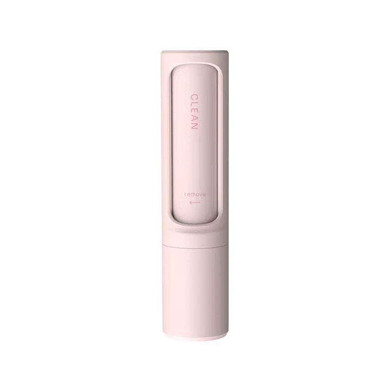 Portable 2-in-1 Pet Hair Removal Brush & Lint Roller, Self-Cleaning for Cat & Dog Fur