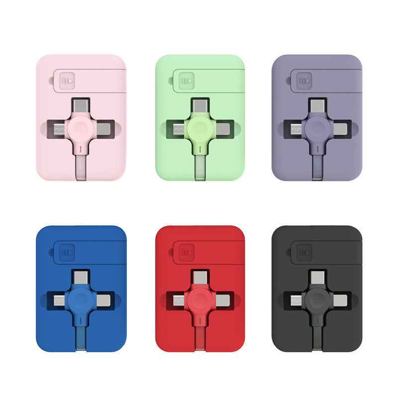 Macaron Style Multi-USB Cable – Type-C, Micro, iPhone