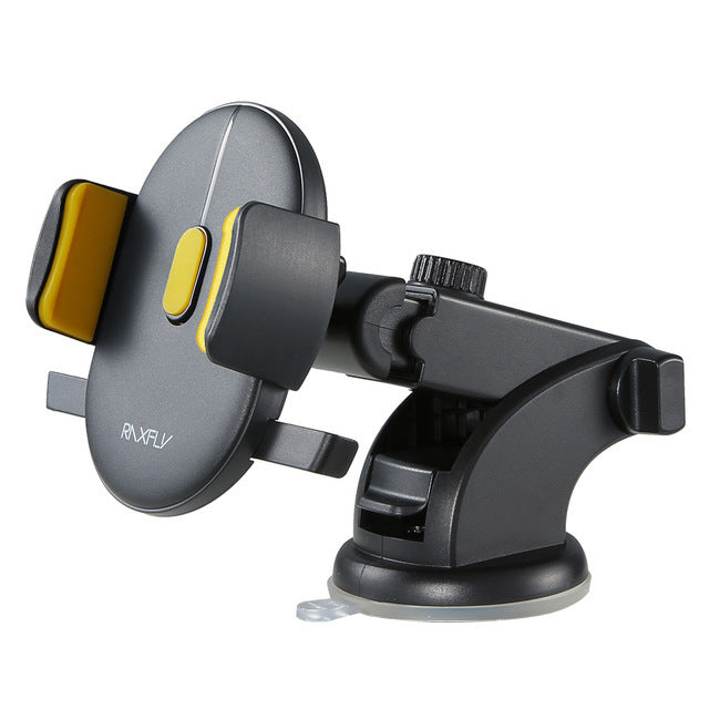 Telescopic Car Phone Holder with Long Arm & Dashboard Suction Mount