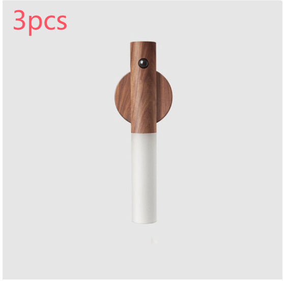 Wood Design LED Night Light – Motion Sensor, USB, Magnetic Mount