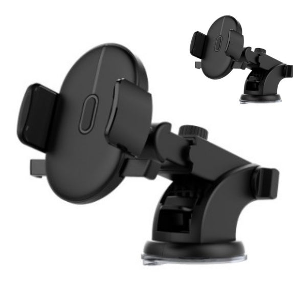 Telescopic Car Phone Holder with Long Arm & Dashboard Suction Mount
