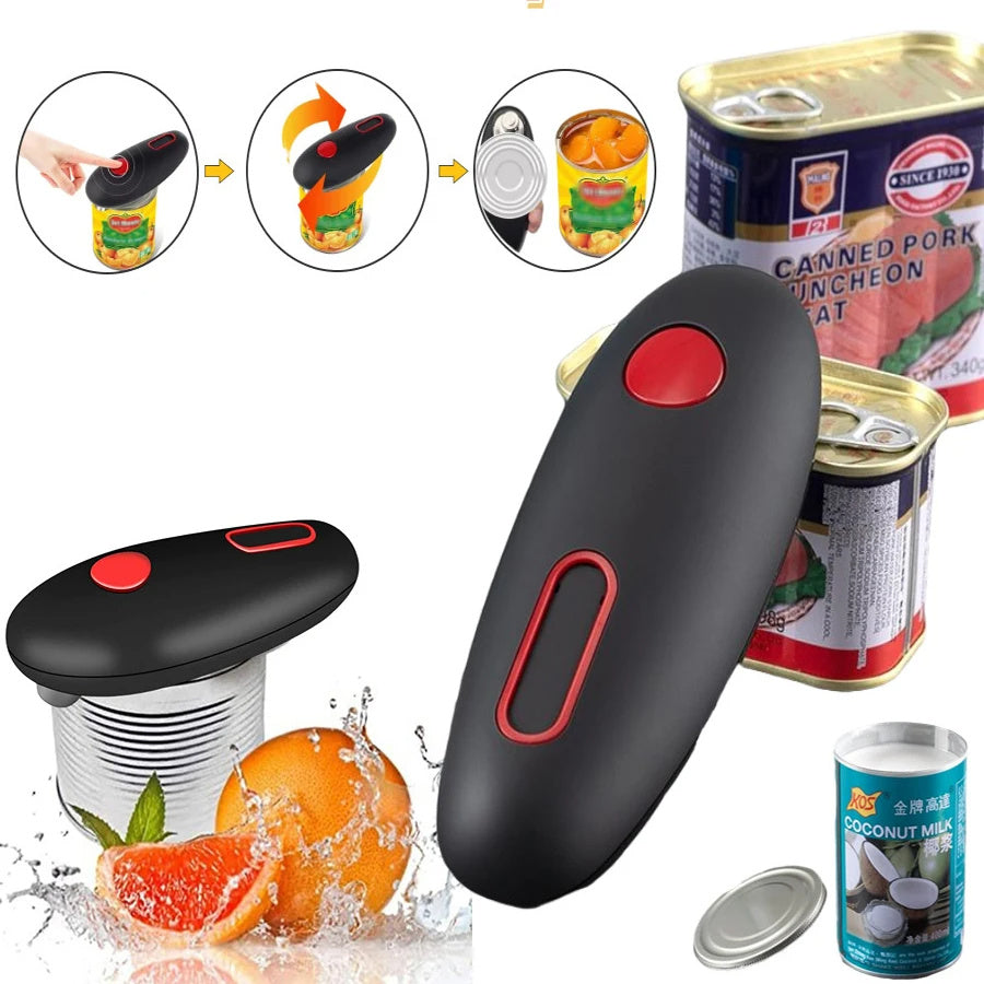Automatic Electric Can Opener – Portable & Effortless