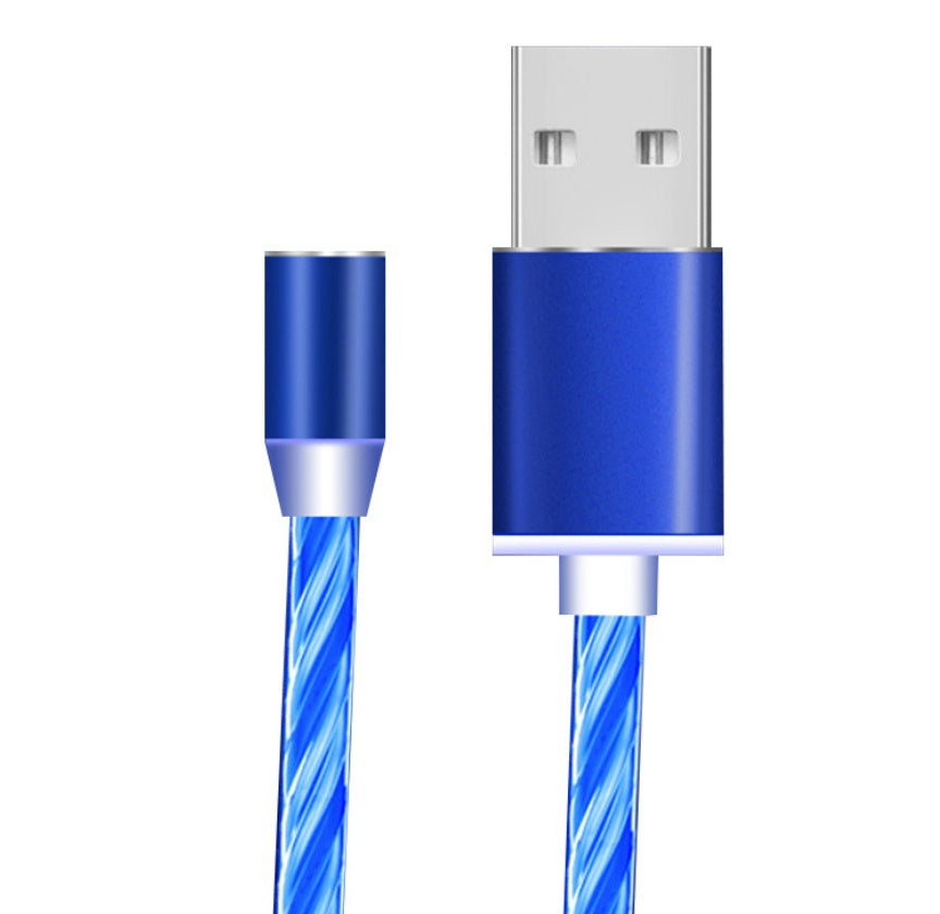 Magnetic Flowing Light Data Cable – iPhone & Android