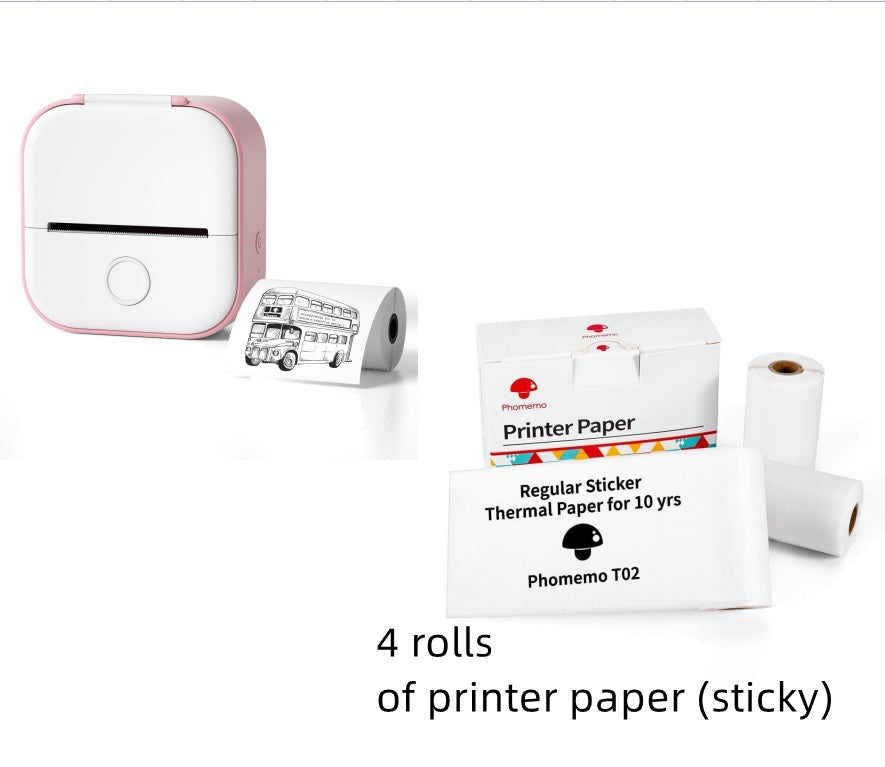 Mini Bluetooth Thermal Printer – Labels, Photos & Notes Anywhere