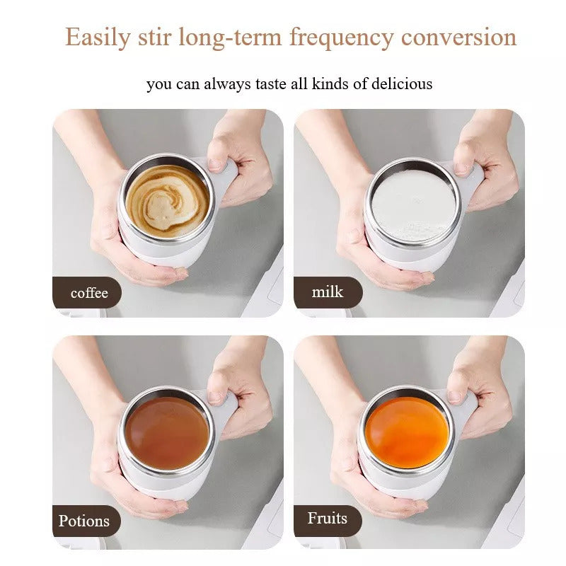 Rechargeable Automatic Stirring Cup – Coffee, Milkshake & More