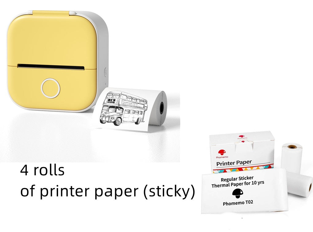 Mini Bluetooth Thermal Printer – Labels, Photos & Notes Anywhere