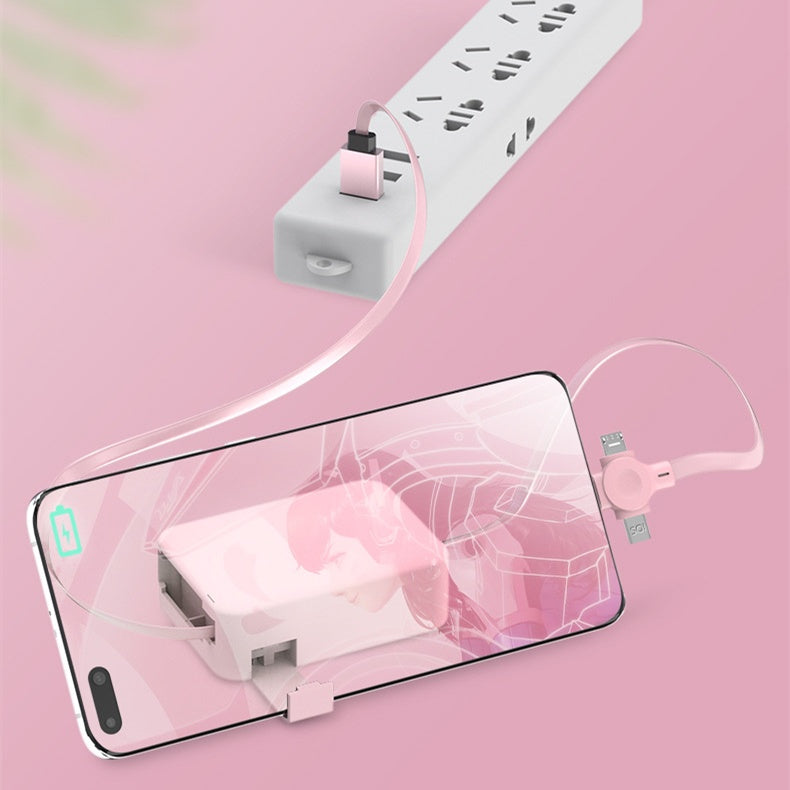 Macaron Style Multi-USB Cable – Type-C, Micro, iPhone