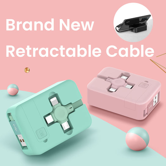 Macaron Style Multi-USB Cable – Type-C, Micro, iPhone