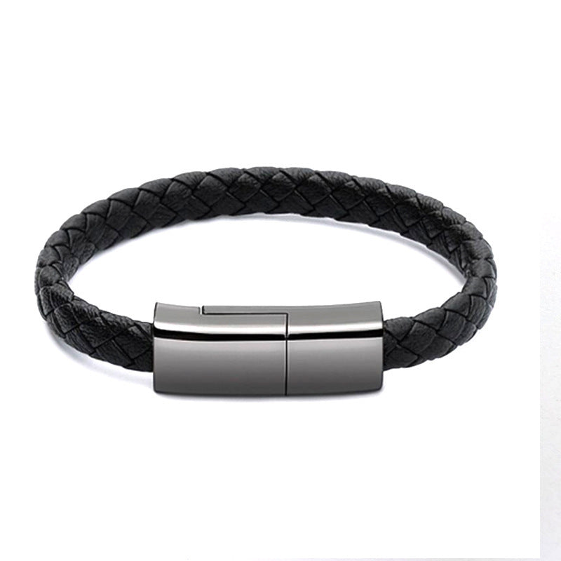 Portable Bracelet Charging & Data Cable for iPhone & Phones