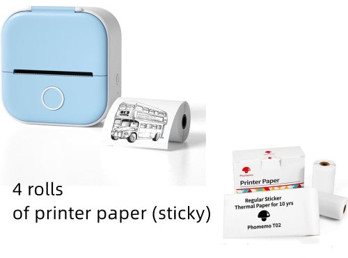 Mini Bluetooth Thermal Printer – Labels, Photos & Notes Anywhere