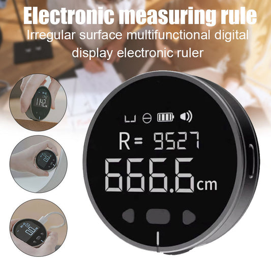 High-Precision Digital Measuring Ruler – LCD Display