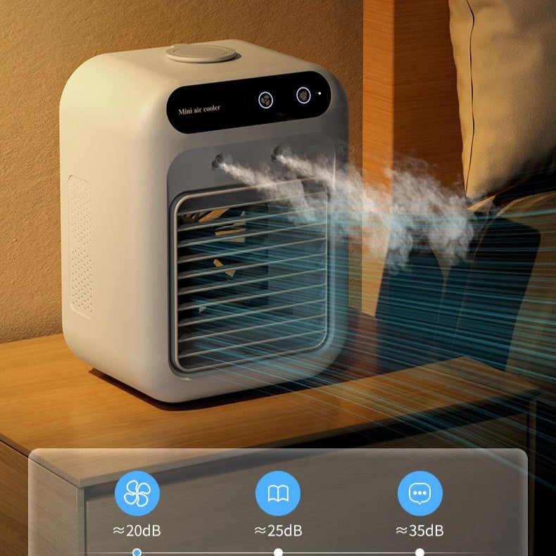Portable Air Cooler Fan – Water Cooling for Room, Office & Car