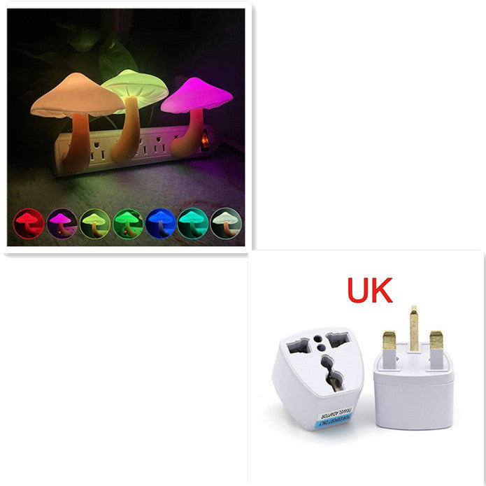 LED Mushroom Night Light with Sensor