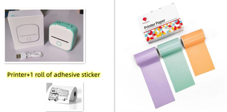 Mini Bluetooth Thermal Printer – Labels, Photos & Notes Anywhere