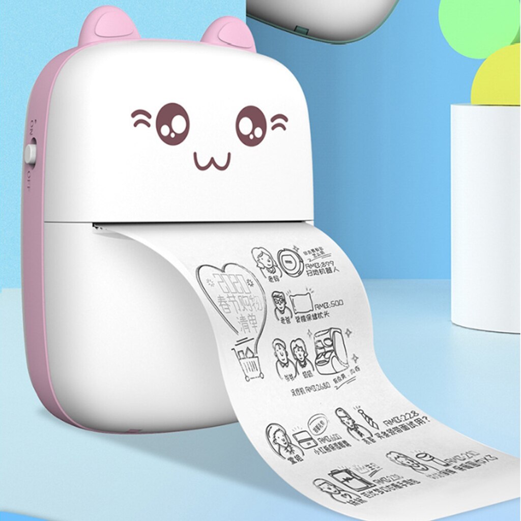 Mini Pocket Printer – Portable Bluetooth & WiFi Photo & Label Printing