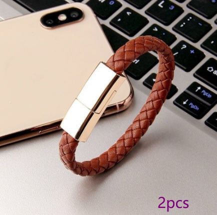 Portable Bracelet Charging & Data Cable for iPhone & Phones
