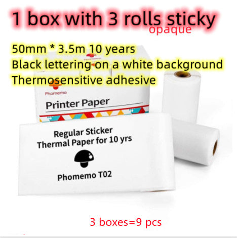 Mini Bluetooth Thermal Printer – Labels, Photos & Notes Anywhere
