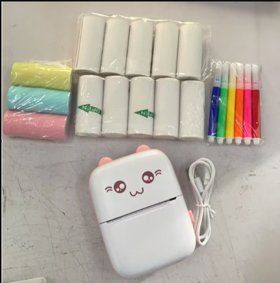 Mini Pocket Printer – Portable Bluetooth & WiFi Photo & Label Printing