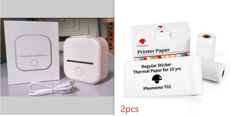 Mini Bluetooth Thermal Printer – Labels, Photos & Notes Anywhere