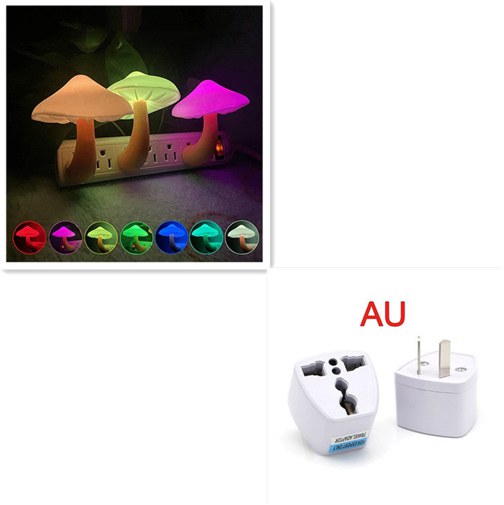 LED Mushroom Night Light with Sensor