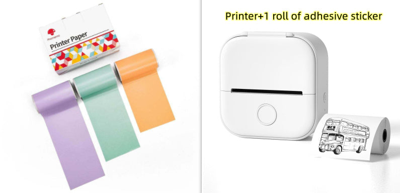 Mini Bluetooth Thermal Printer – Labels, Photos & Notes Anywhere