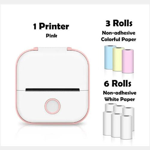Mini Bluetooth Thermal Printer – Labels, Photos & Notes Anywhere