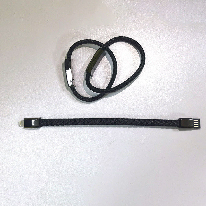 Portable Bracelet Charging & Data Cable for iPhone & Phones