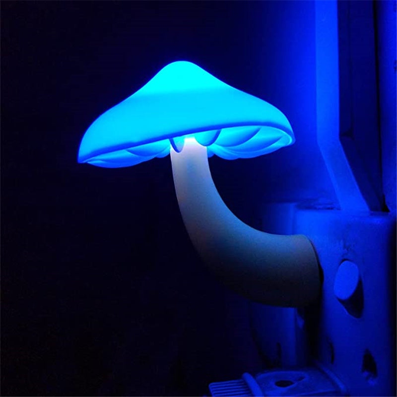LED Mushroom Night Light with Sensor