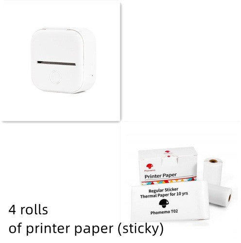 Mini Bluetooth Thermal Printer – Labels, Photos & Notes Anywhere