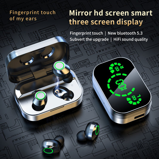 YD03 Bluetooth Earbuds | Large Screen Display & Breathing Light