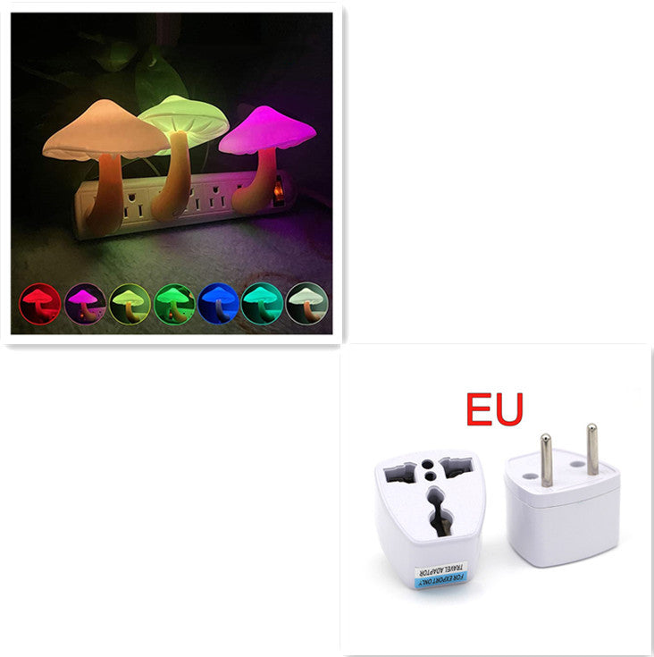 LED Mushroom Night Light with Sensor