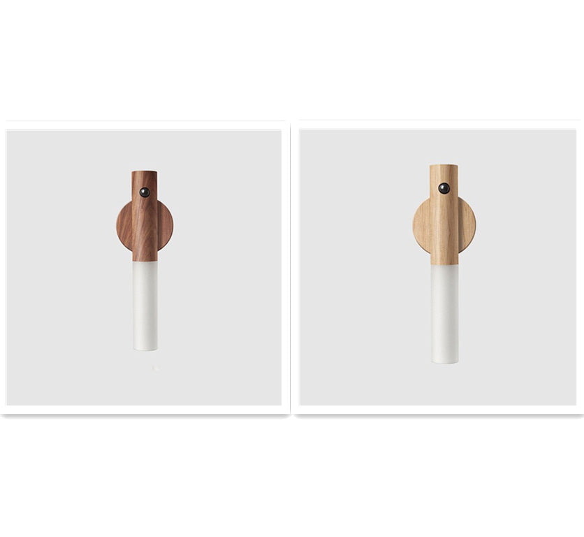Wood Design LED Night Light – Motion Sensor, USB, Magnetic Mount
