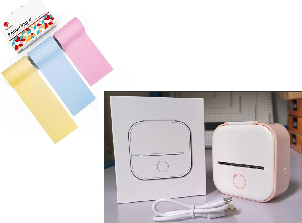 Mini Bluetooth Thermal Printer – Labels, Photos & Notes Anywhere
