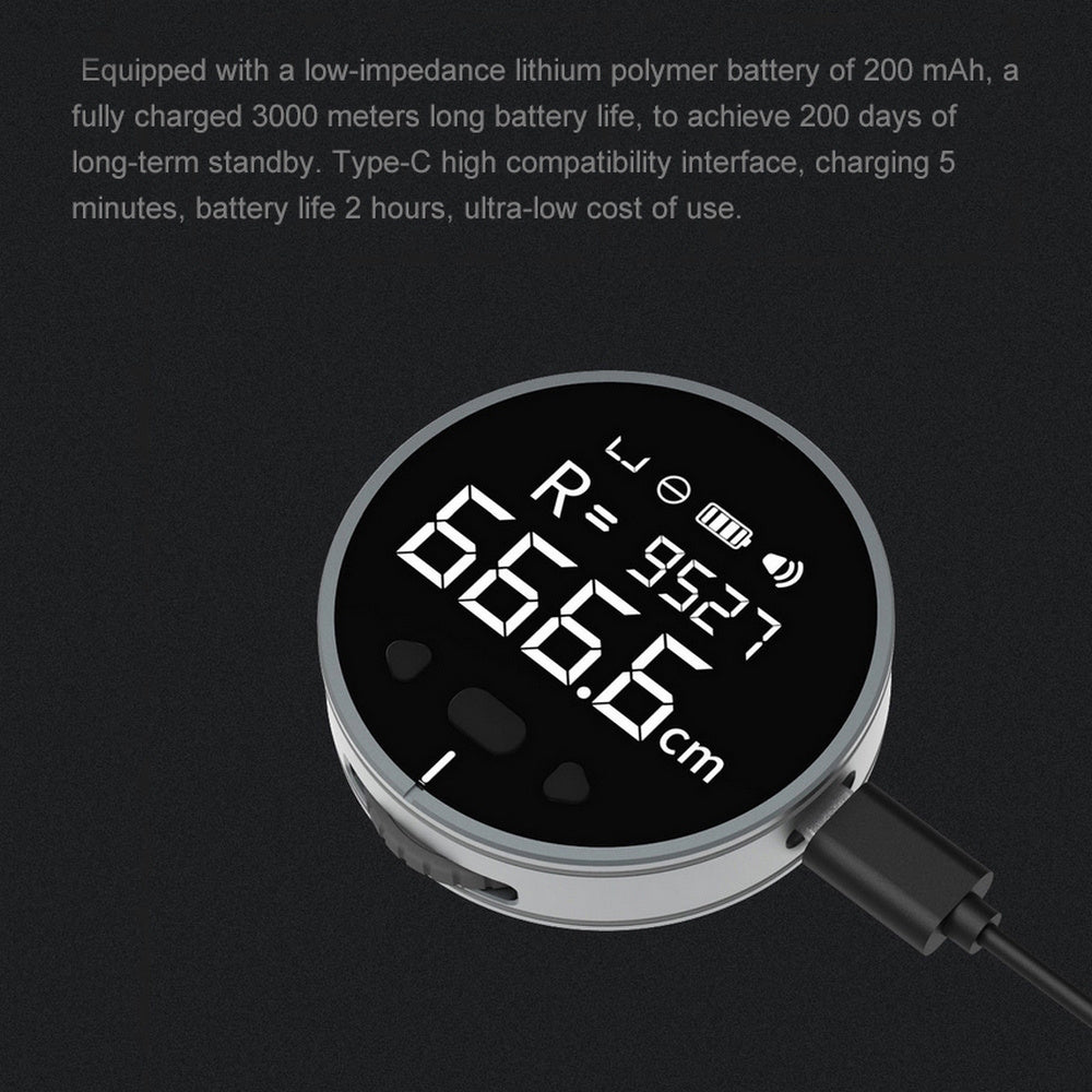 High-Precision Digital Measuring Ruler – LCD Display