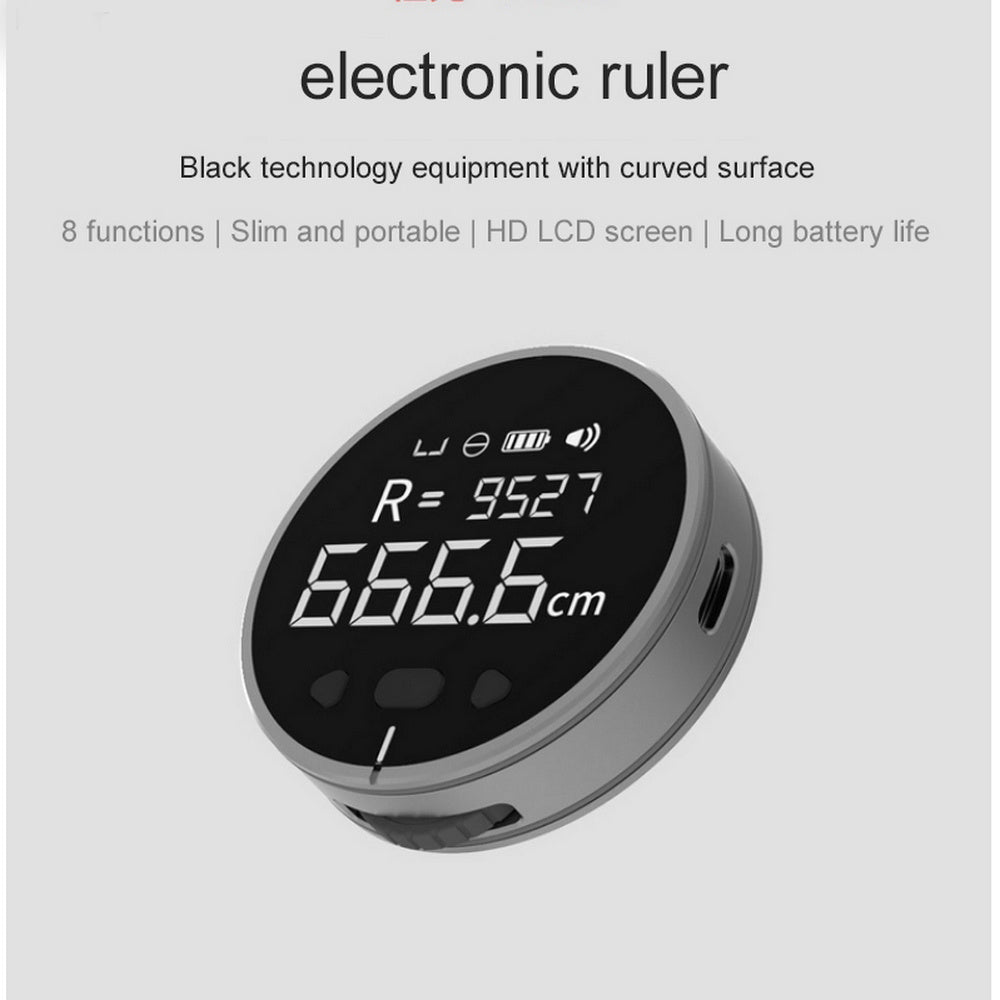 High-Precision Digital Measuring Ruler – LCD Display